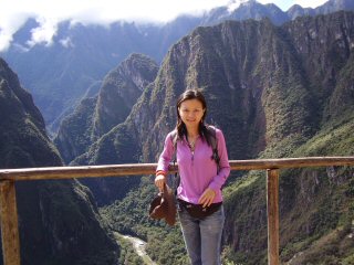 mountain backdrop near Machu Picchu